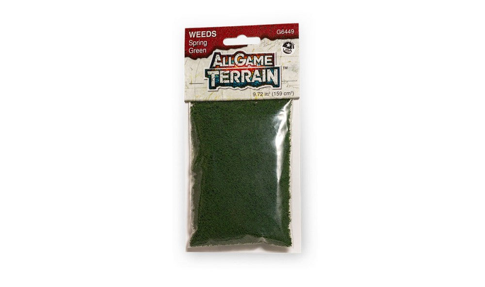 Woodland Scenics 6449 All Game Terrain: Weeds Spring Green (9.72cu. in.)