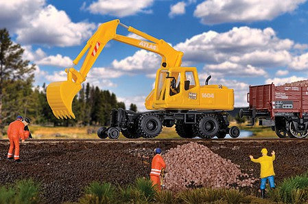 Walthers Scenemaster 11014 HO Scale Hi-Rail Excavator -- Kit