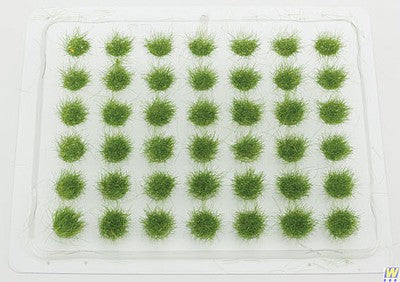 Walthers Scenemaster 1111 HO Scale Grass Tufts - 1/4" 0.6cm Tall -- Summer pkg(42)