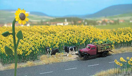 Walthers Scenemaster 1119 HO Scale Sunflower Field -- Kit pkg(60)