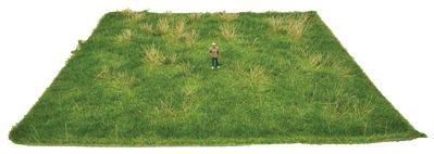 Walthers Scenemaster 1126 All Scale Tear & Plant Meadow Mat - 8-5/8 x 7-7/8" 21.9 x 20cm -- Spring Meadow