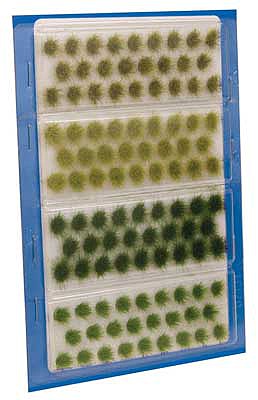 Walthers Scenemaster 1134 HO Scale Grass Tufts - 1/4" 0.6cm Tall pkg(104) -- Wild Mix Short
