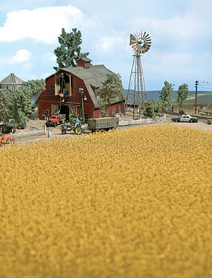 Walthers Scenemaster 1141 HO Scale Harvest Corn Field -- Brown