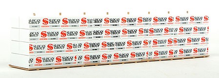 Walthers Scenemaster 3124 HO Scale Wrapped Lumber Load for WalthersProto CC&F Bulkhead Flatcar -- Slocan Group