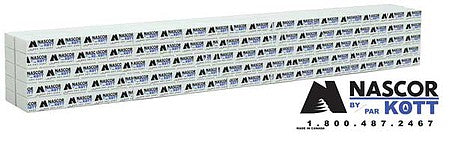 Walthers Scenemaster 3165 HO Scale Wrapped Lumber Load for WalthersMainline 72' Centerbeam Flatcar -- Nascor (black, blue)