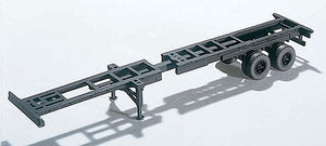 Walthers Scenemaster 4105 HO Scale Extendible Container Chassis - Kit