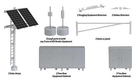 Walthers Scenemaster 4139 HO Scale Modern Trackside Detail Set -- Kit