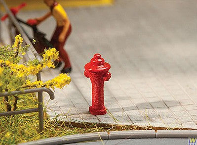 Walthers Scenemaster 4143 HO Scale Fire Hydrants pkg(10)