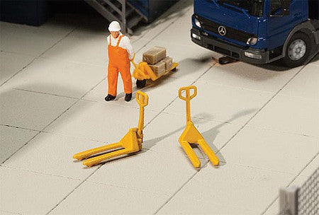 Walthers Scenemaster 4144 HO Scale Pallet Jacks -- Kit - pkg(4)
