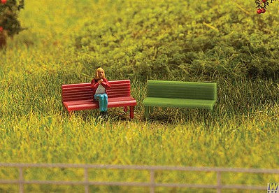 Walthers Scenemaster 4146 HO Scale Benches -- pkg(8)