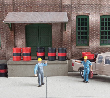 Walthers Scenemaster 4152 HO Scale Oil Drums pkg(24) -- Kit