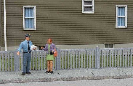 Walthers Scenemaster 4181 HO Scale Metal Fence (Scale Model) -- Kit - 48-7/8" 124.2cm Total Length