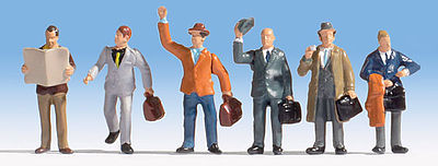 Walthers Scenemaster 6024 HO Scale Business Travelers -- pkg(6)