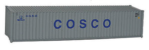 Walthers Scenemaster 8155 HO Scale 40' Corrugated Container - Assembled -- China Ocean Shipping Co.