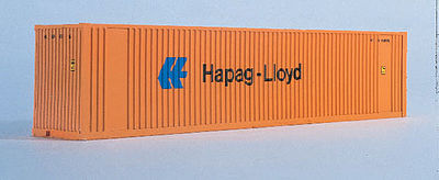 Walthers Scenemaster 8804 N Scale 40' Hi Cube Ribbed Side Container - Assembled -- Hapag-Lloyd
