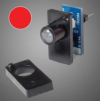 Walthers 156 All Scale Single Color LED Fascia Indicator - Walthers Layout Control System -- Red