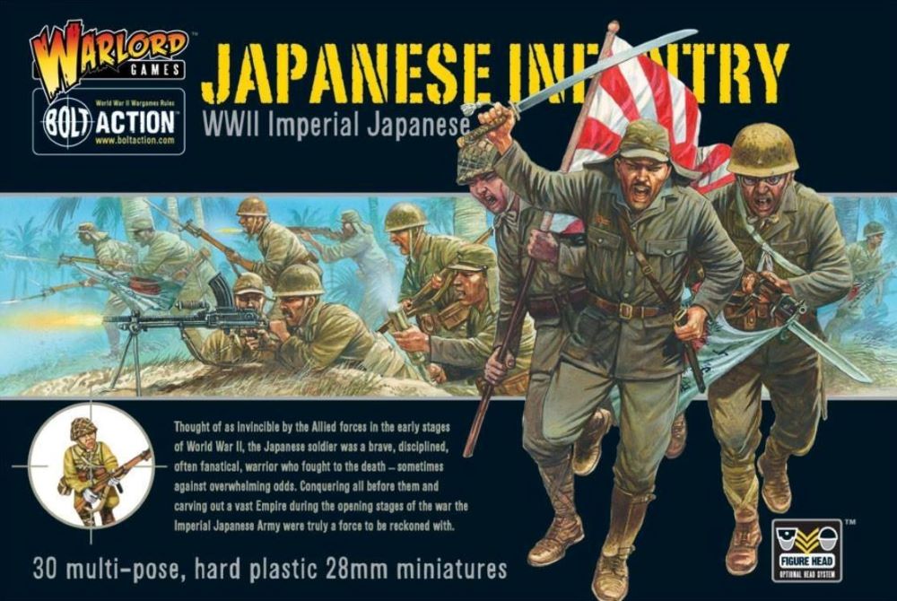 Warlord Games JI02 28mm Bolt Action: WWII Imperial Japanese Infantry (30) (Plastic)