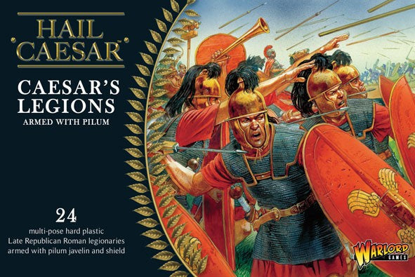 Warlord Games CR02 28mm Hail Caesar: Caesar's Legions w/Pilum (24) (Plastic)