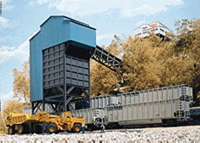 Walthers Cornerstone 3051 HO Scale Coal Flood Loader -- Kit - 4 x 6 x 11" 10.2 x 15.2 x 27.9cm