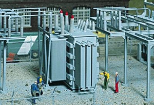 Walthers Cornerstone 3126 HO Scale Electric Transformer -- Kit - 4 x 2-1/4 x 2-3/4" 10.2 x 5.7 x 7cm