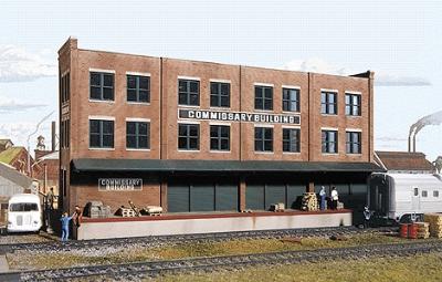 Walthers Cornerstone 3173 HO Scale Commissary/Freight Transfer Background Building -- Kit - 12-5/8 x 3-1/4 x 6-1/8" 32 x 8.2 x 15.5cm