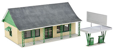 Walthers Cornerstone 3491 HO Scale Country Store -- Kit - 6 x 3-5/8 x 2-3/4" 15.2 x 9.2 x 6.9cm