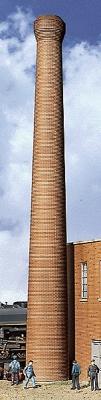 Walthers Cornerstone 3728 HO Scale One-Piece Brick Smokestack -- pkg(2) - Assembled - 1-1/4 x 10-1/4" 3.2 x 25.7cm