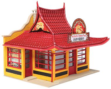 Walthers Cornerstone 3780 HO Scale Golden Dragon Take Out -- Kit - 3-1/8 x 2-1/2 x 2-5/8" 7.9 x 6.5 x 6.7cm