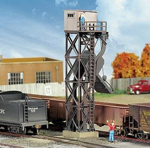 Walthers Cornerstone 3816 N Scale Cinder Conveyor & Ash Pit -- Kit - 1-1/8 x 1-3/4 x 3" 2.9 x 4.5 x 7.6cm Pit depth: 1/2" 1.3cm