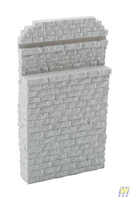 Walthers Cornerstone 4583 HO Scale Single-Track Railroad Bridge Stone Abutment - Resin Casting -- Approximate Dimensions: 3-1/4 x 5/8 x 5-3/4" 8.2 x 1.5 x 14.6cm