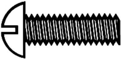 Walthers 1013 All Scale 0-80 Brass Round Head Machine Screws -- 1/4 x .060" .64 x .15cm pkg(16)