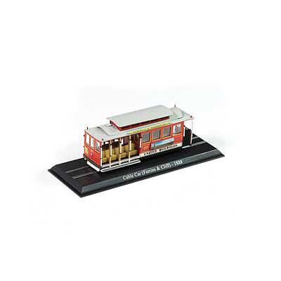 William Tell ATL4648105 HO Scale San Francisco Cable Car - Unpowered -- United Railroads