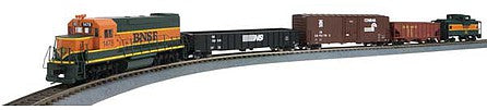 Walthers Trainline 931-1200 HO Scale Flyer Express Train Set - Standard DC -- Burlington Northern Santa Fe