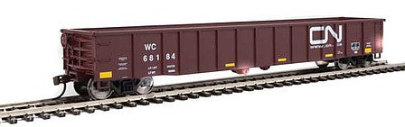 Walthers Trainline 1860 HO Scale Gondola - Ready to Run -- Canadian National (Wisconsin Central Reporting Marks)