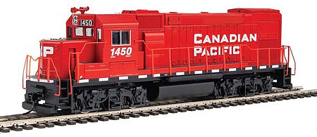 Walthers Trainline 2501 HO Scale EMD GP15-1 - Standard DC -- Canadian Pacific (red, white)