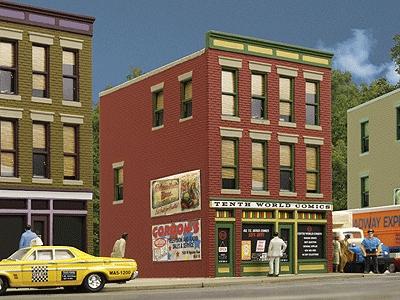 Walthers Trainline 807 HO Scale 10th World Comics -- Assembled - 3 x 4 x 4-3/8" 7.6 x 10.1 x 11.1cm