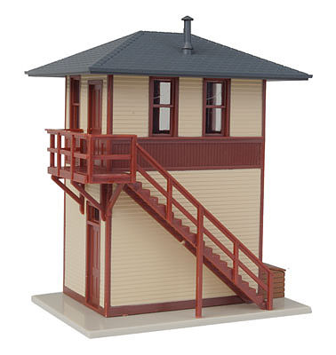 Walthers Trainline 810 HO Scale Trackside Signal Tower -- Assembled - 2-7/8 x 2-3/16 x 3-1/4" 7.3 x 5.5 x 8.2cm