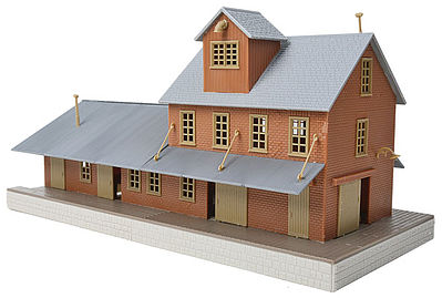 Walthers Trainline 918 HO Scale Brick Freight House -- Kit