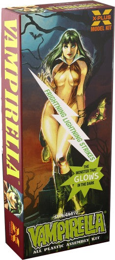 X-Plus Models 20404 1/8 Vampirella Glow-in-the-Dark Edition w/Tombstone & Base (Limited Run)