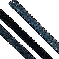 Zona Tools 36656 All Scale Mini-Junior Hack Saw Replacement Blade 3-Pack -- 6" Long x 5-3/4" Between Pins, 1/4" Wide, .015" Kerf, 15 TPI Fits 795-35600