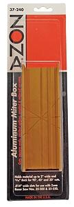 Zona Tools 37240 All Scale Aluminum Mitre Box -- Thin Slot .014"