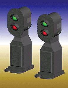 Z-Stuff 1011R O Scale Block Signal Detectors