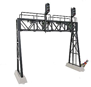 Z-Stuff 1090502 O Scale 2-Track Signal Bridge w/2 3-Color Signal Heads