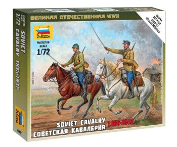 Zvezda 6161 1/72 Soviet Cavalry 1935-42 (2 Mtd) (Snap)