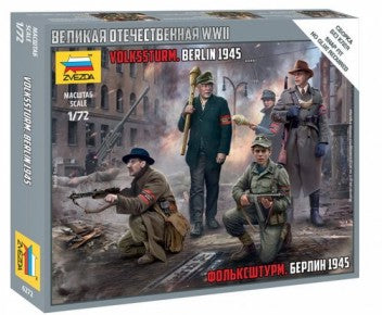 Zvezda 6272 1/72 German Volkssturm Berlin 1945 (5) (Snap)